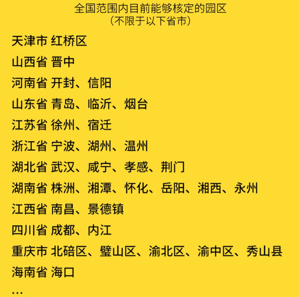 哪里園區個體可以注冊核定征收公司