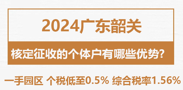 2024廣東韶關(guān)核定征收的個(gè)體戶都有哪些優(yōu)勢(shì)？