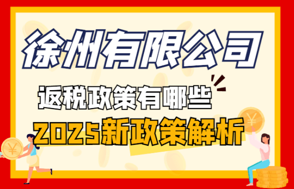 徐州有限公司返稅政策有哪些？2025新政策案例解析！