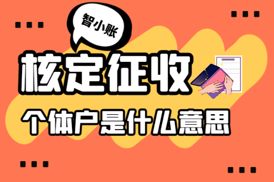 核定征收個(gè)體戶什么意思?