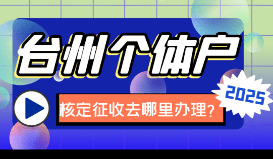 臺(tái)州個(gè)體戶(hù)核定征收去哪里辦理？