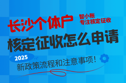 長(zhǎng)沙個(gè)體戶核定征收怎么申請(qǐng)？流程和注意事項(xiàng)！