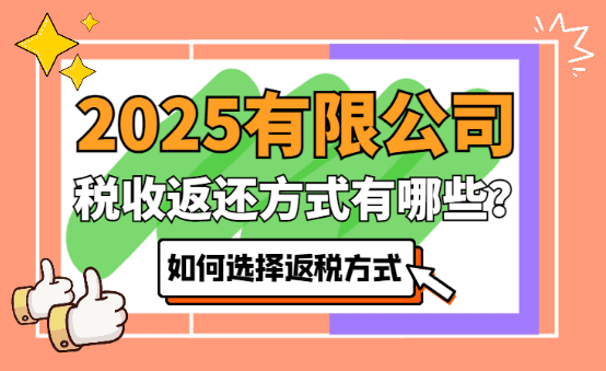 2025有限公司稅收返還方式有哪些？
