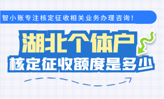 2025湖北個體戶核定征收額度是多少?