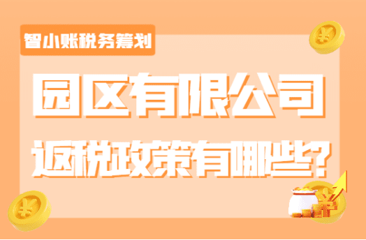 2025園區有限公司返稅政策有哪些？