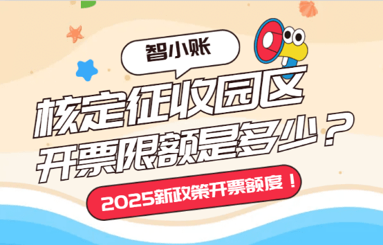 核定征收園區開票限額是多少！2025新政策額度！