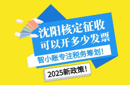 沈陽核定征收可以開多少發票？