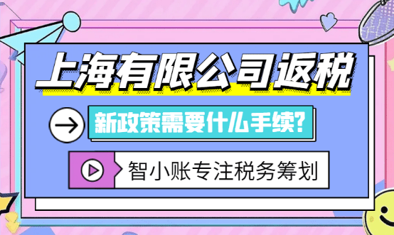 上海有限公司返稅政策需要什么手續(xù)？