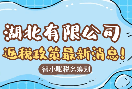 湖北有限公司返稅政策最新消息！