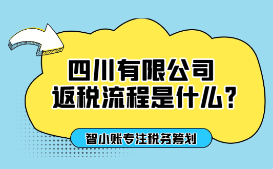 四川有限公司返稅流程是什么?
