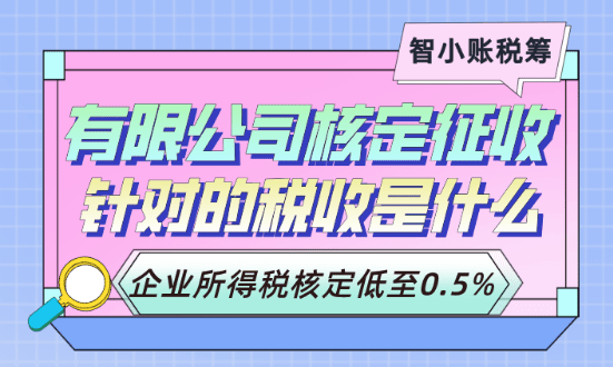 有限公司核定征收針對的稅種是什么？