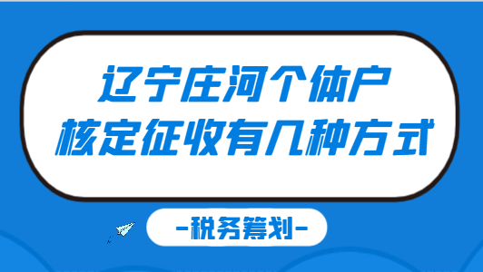 遼寧莊河個體戶核定征收有幾種方式？