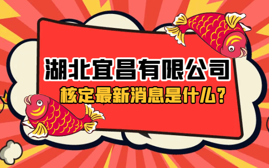 湖北宜昌有限公司核定最新消息是什么？