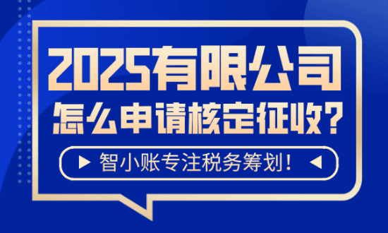 有限公司怎么申請核定征收？