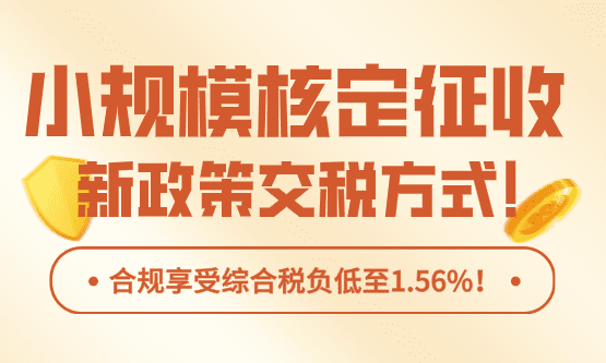 小規(guī)模核定征收怎么交稅？