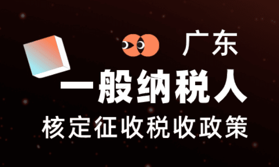 廣東一般納稅人核定征收政策!