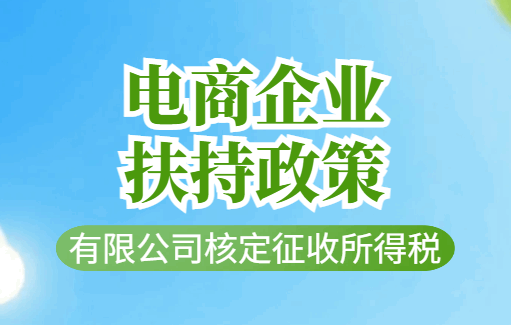 電商企業扶持政策,有限公司核定征收所得稅！