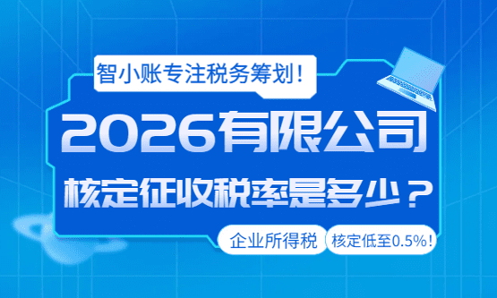 2026有限公司核定征收稅率是多少？