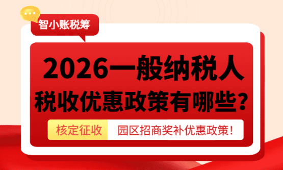 2026一般納稅人稅收優(yōu)惠政策有哪些？