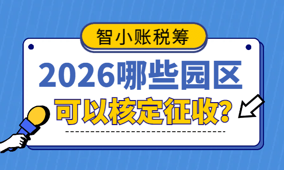 2026哪些園區可以核定征收？