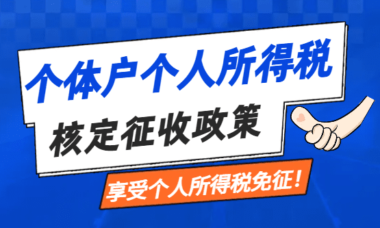2026個(gè)體戶個(gè)人所得稅核定征收政策!