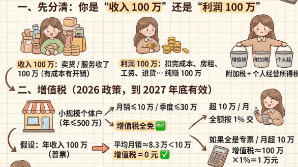2026個體工商戶怎么交稅?有哪些稅收優(yōu)惠?